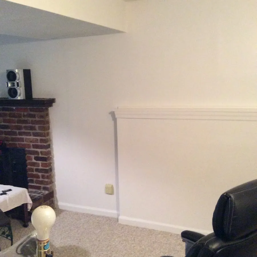 Water damage restoration completed in Lower basement
